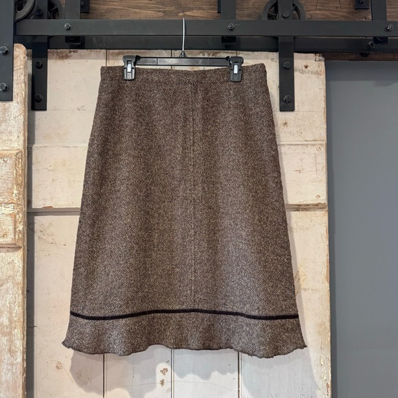Willi Smith‎ Ruffle Skirt size 12 Work Professional Casual - Picture 1 of 4